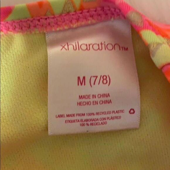 Xhilaration Girls Tribal Aztec Print Bikini Size M/7-8 - Picture 4 of 10